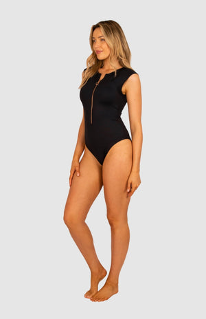 Baku Cap Sleeve Surfsuit - Chloro-Resist