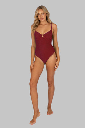 Baku Underwire Balconette One Piece - Ibiza