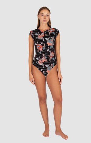 Baku Zip Front Surfsuit - Spice Temple