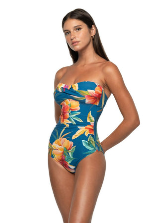 Nip Tuck Jacinta Multifit Bandeau Clip Back One Piece - Hula Hula