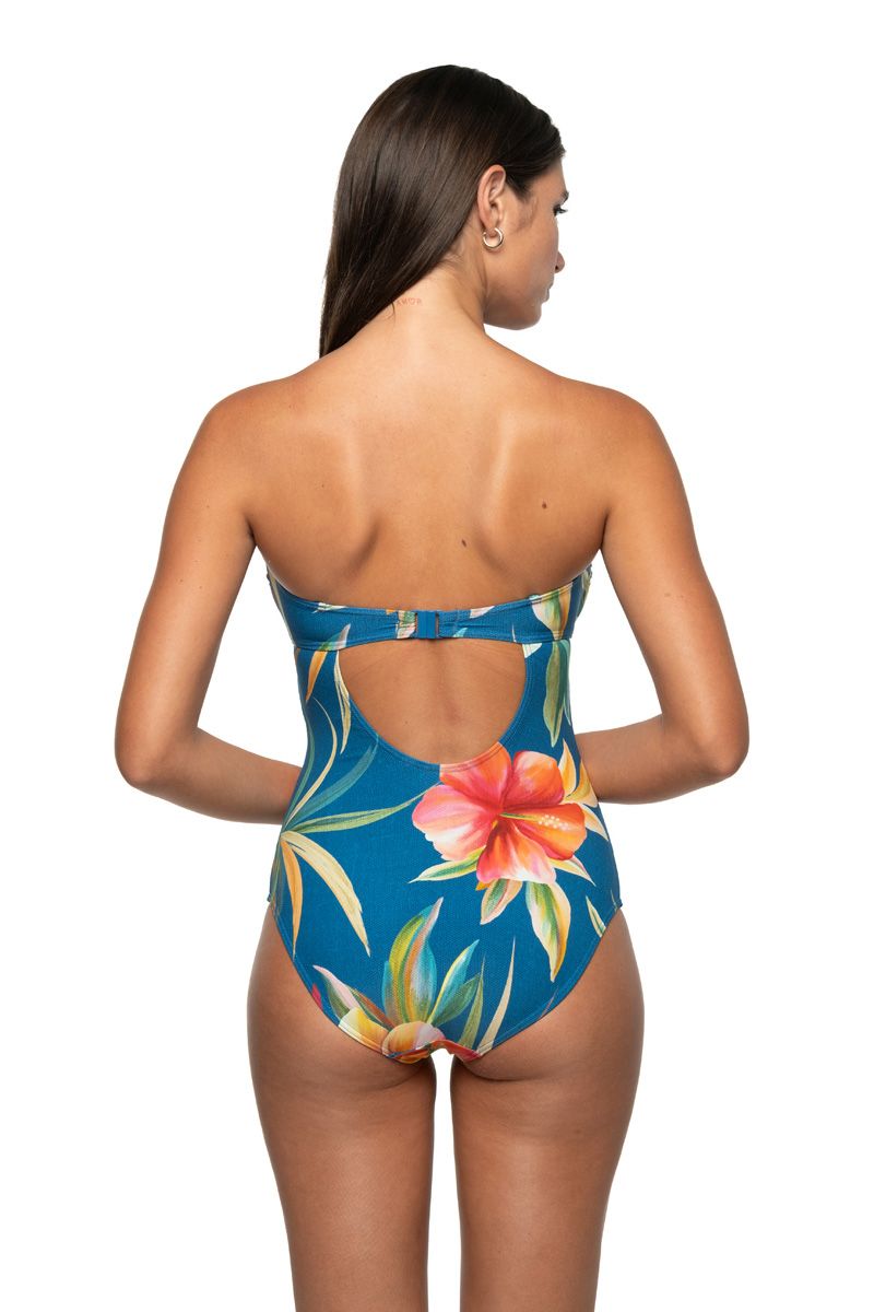 Nip Tuck Jacinta Multifit Bandeau Clip Back One Piece - Hula Hula