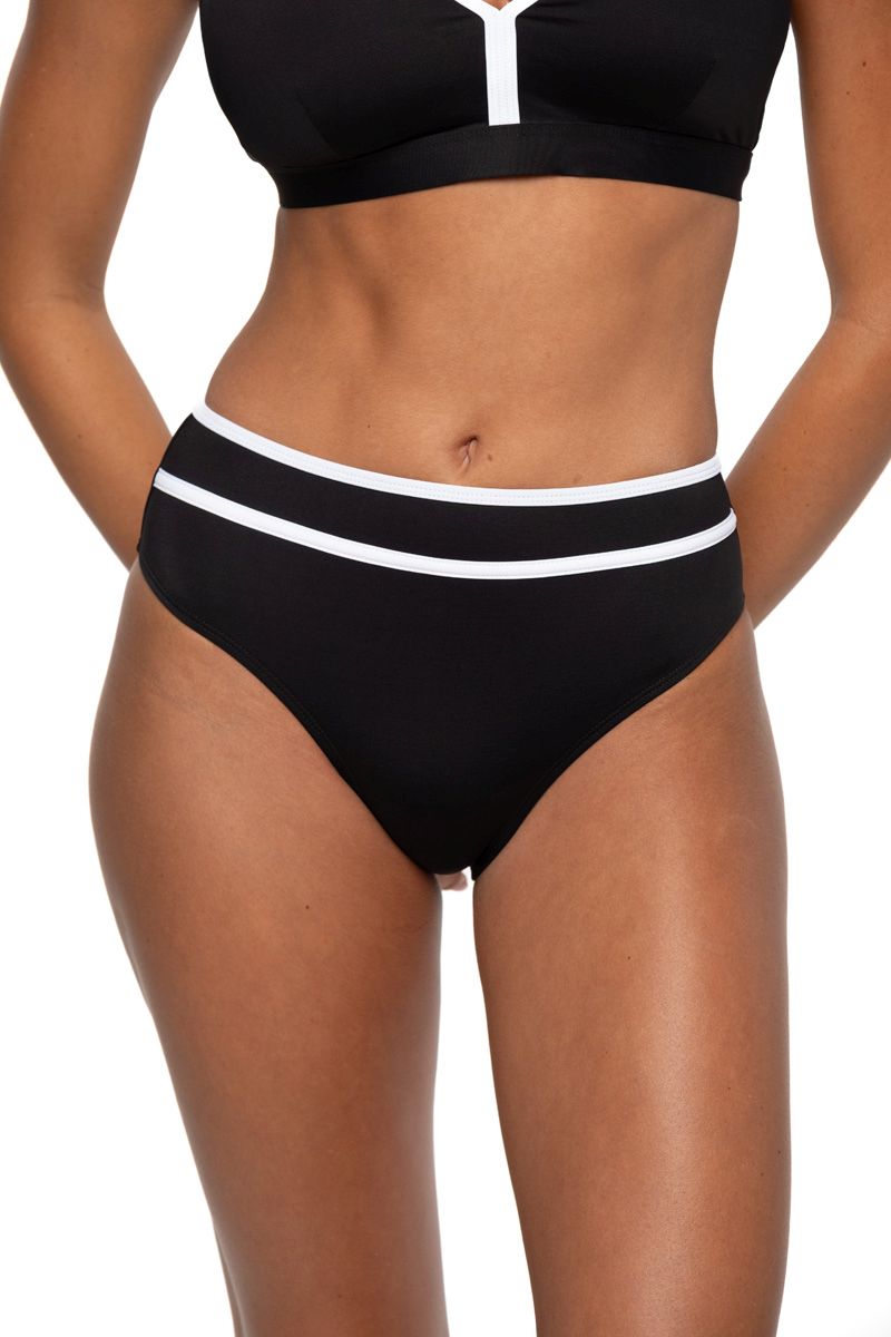 Nip Tuck Maevis High Waist Bind Bikini Pant - Promised Aphrodite