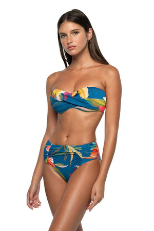 Nip Tuck Brigitte Ruched Bikini Pant - Hula Hula