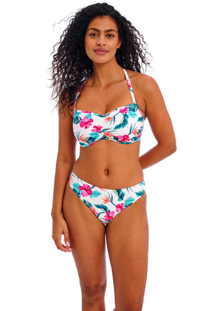 Freya Underwire Bandeau Bikini Top - Palm Paradise