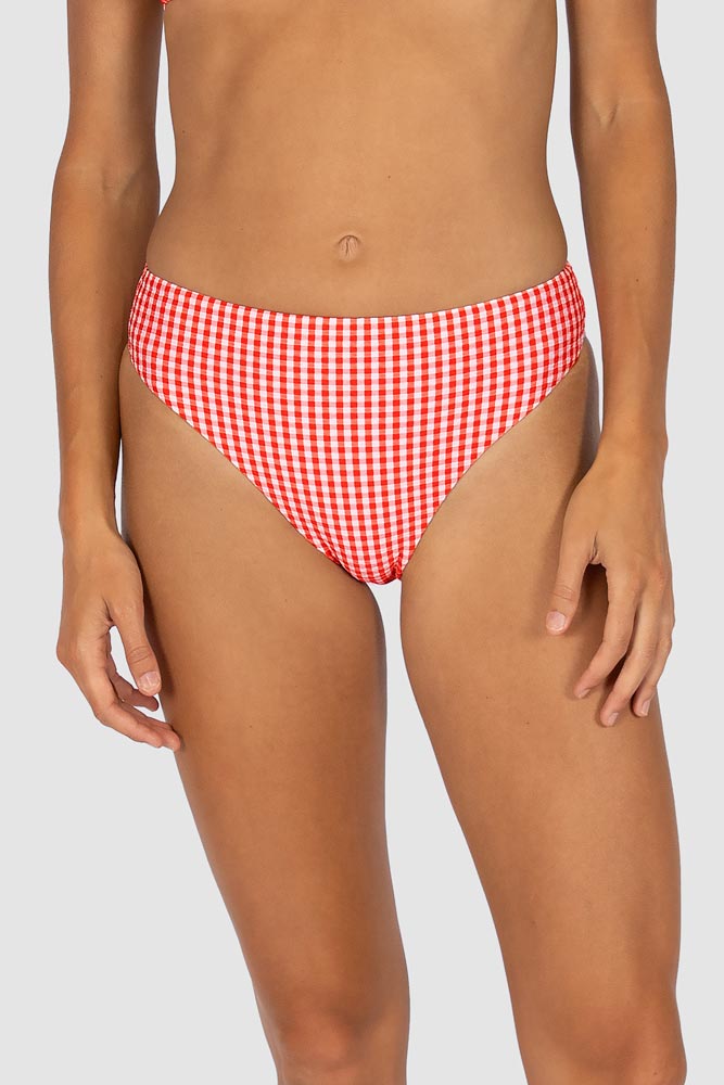 Baku High Waist Cheeky Pant - Riviera
