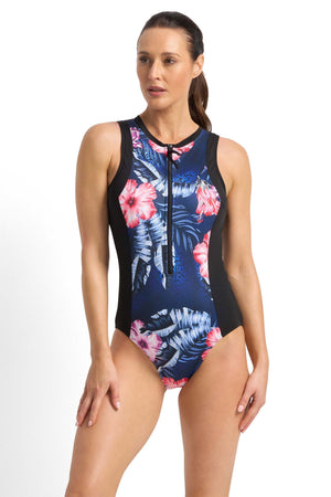 Poolproof Sleeveless Mastectomy Surfsuit - Coco