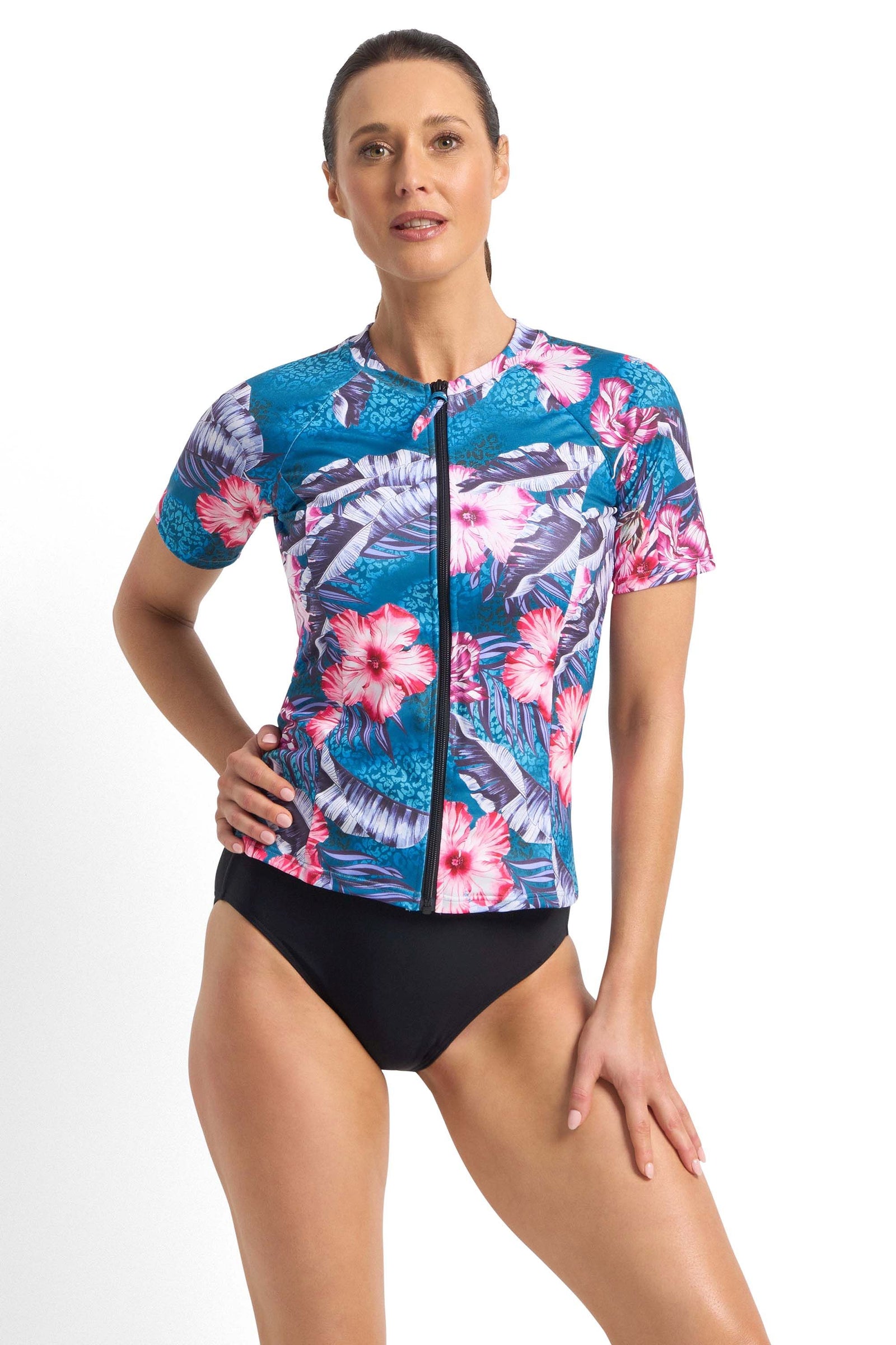 Poolproof Short Sleeve Rash Vest - Coco