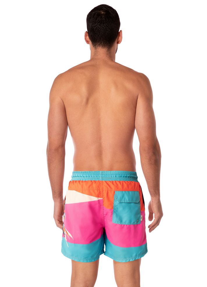 Maaji Mens Sailor Shorts - Electric Sunrise