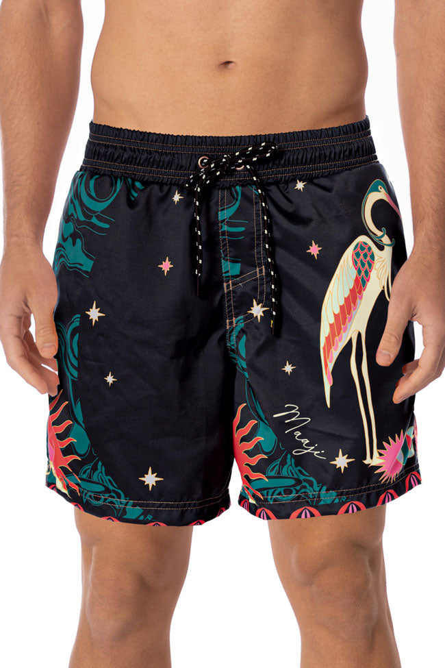 Maaji Mens Sailor Short - Flamingo Night