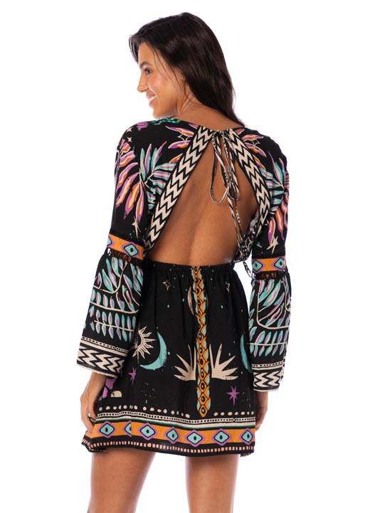 Maaji Agnes Short Dress - Jaguar Jungle