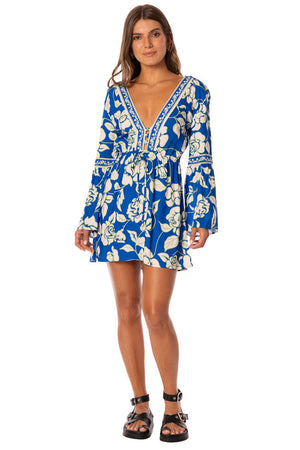 Maaji Ladies Agnes Dress - Cobalt Flora