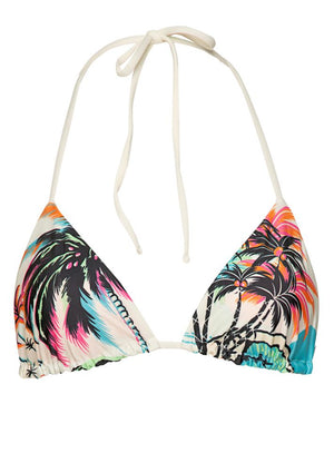 Maaji Balmy Sliding Triangle Bikini Top - Citrus Island