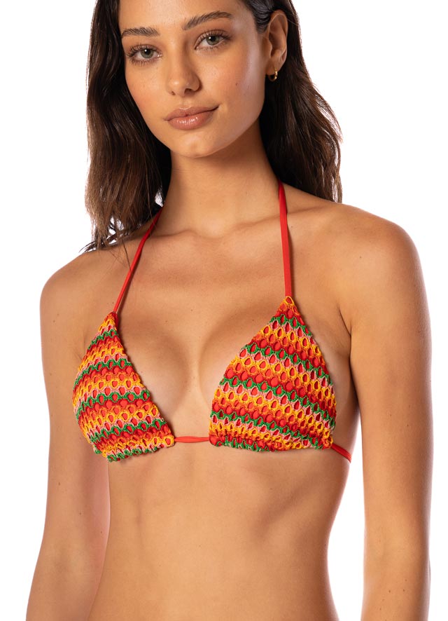 Maaji Ladies Balmy Triangle Top - Jamaican Tropics