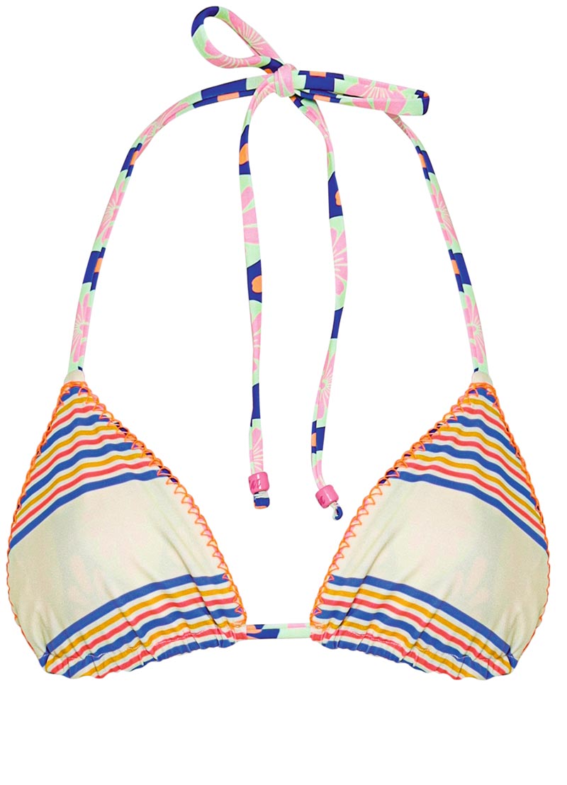 Maaji Ladies Balmy Triangle Top - Stamped Blooms