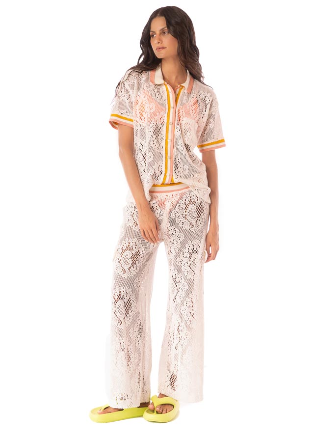 Maaji Lana Shirt - Flowery Crochet