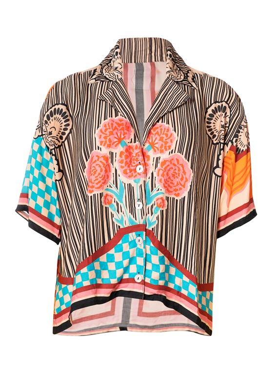 Maaji Ladies Octavia Shirt - Saffron Spell