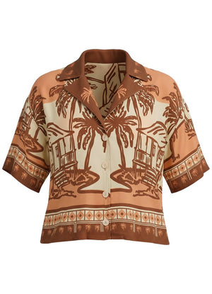 Maaji Octavia Shirt - Sand & Shadows image 13