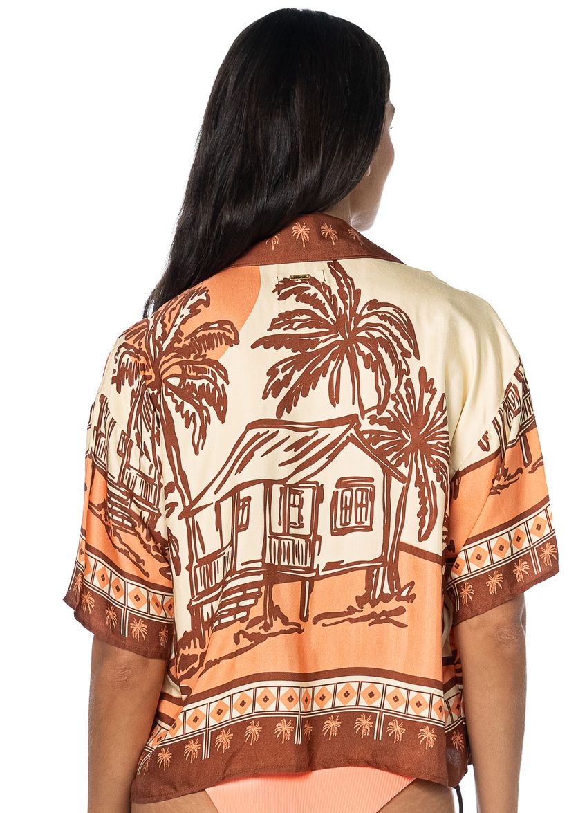 Maaji Octavia Shirt - Sand & Shadows image 4