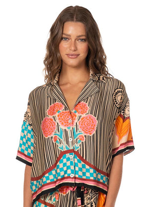 Maaji Ladies Octavia Shirt - Saffron Spell