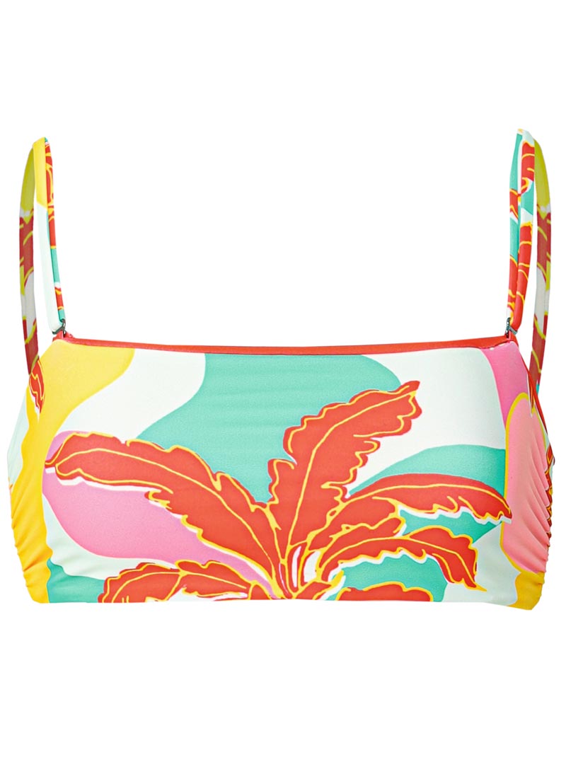 Maaji Ladies Tiffany Bandeau Bikini Top - Tropical Breeze