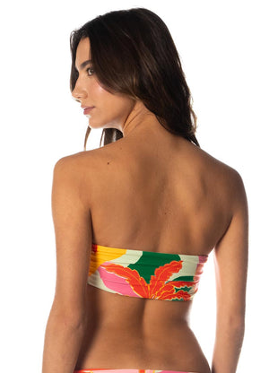 Maaji Ladies Tiffany Bandeau Bikini Top - Tropical Breeze