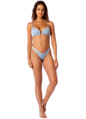 Maaji Splendour Signature Cut Bikini Bottom - Silver