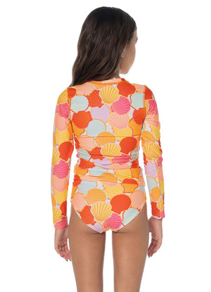 Maaji Odyssey Girls Swimwear - Rainbow Shells image 2