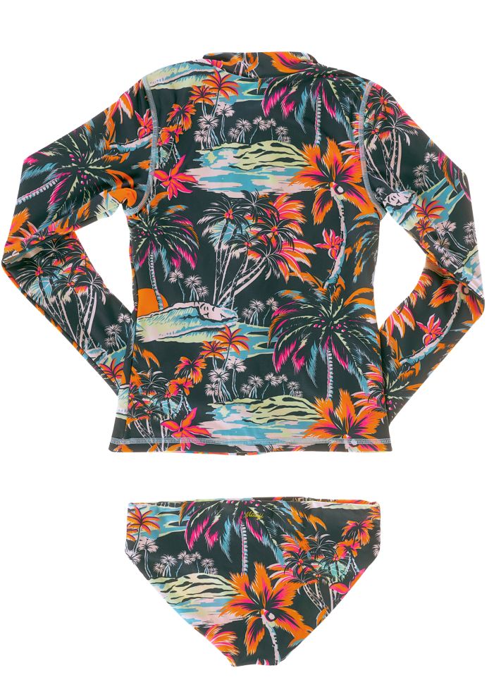 Maaji Girls Cherish Long Sleeve Rash Guard Set - Funky Fiesta