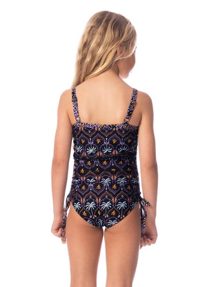 Maaji Lulu Girls One Piece - Midnight Palm