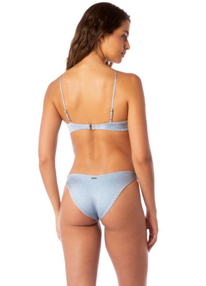 Maaji Bia U-wire Bikini Top - Silver Blue