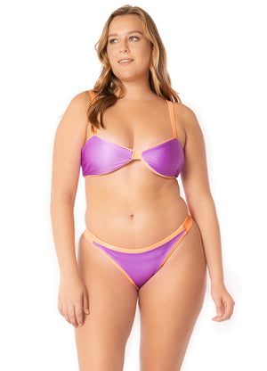 Maaji Terra Low Rise Bottom - Metallic Lilac