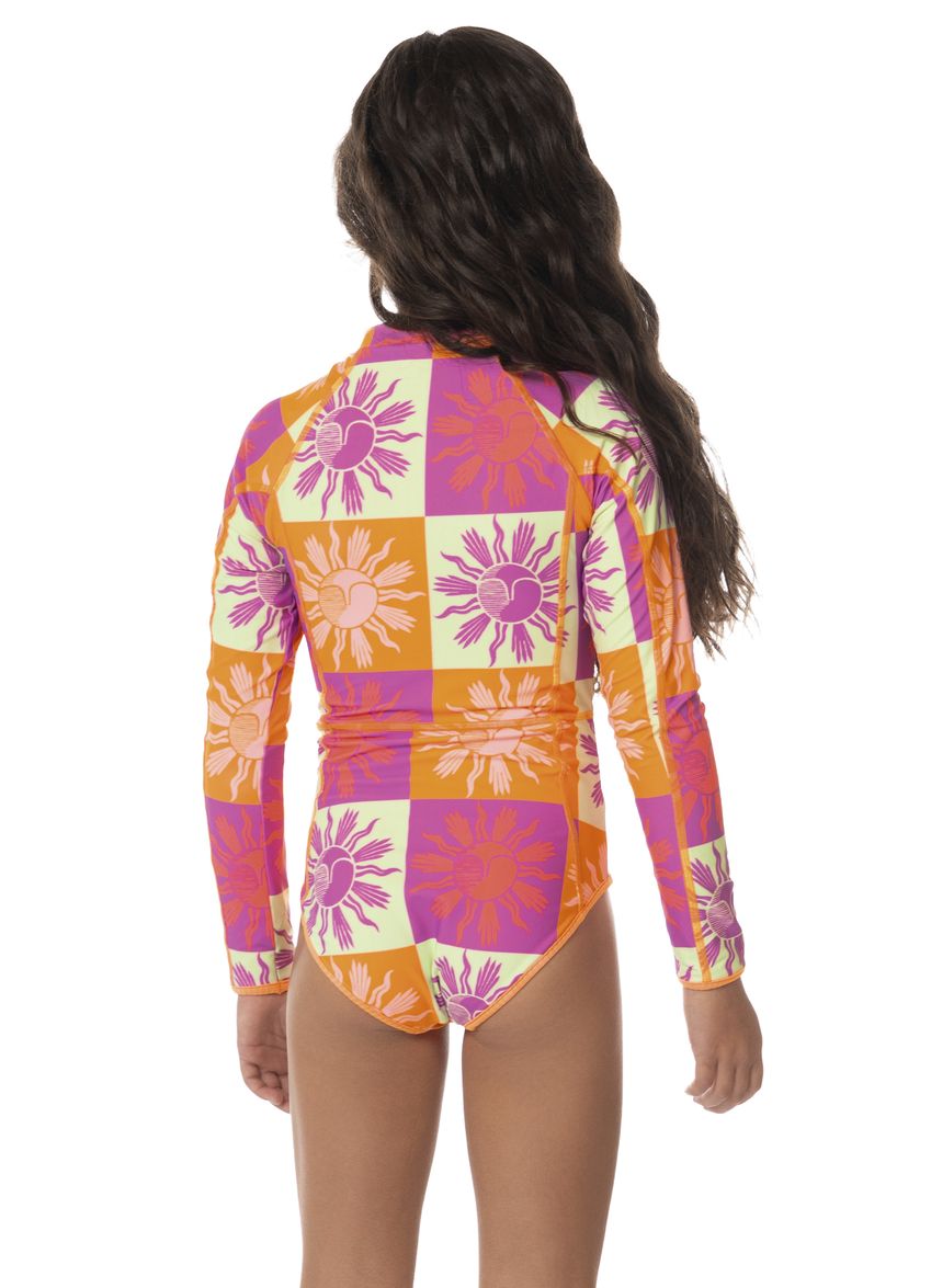 Maaji Girls Moorea Long Sleeve One Piece - Patch Play