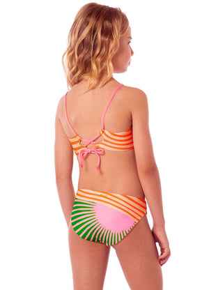 Maaji Girls Flower Bikini Set - Sunrise Colada
