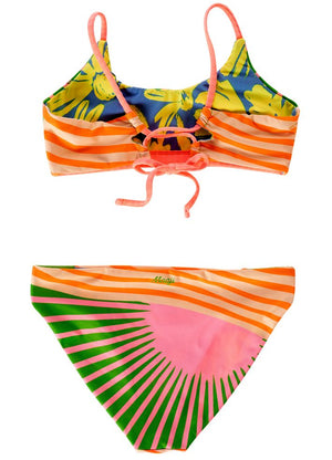 Maaji Girls Flower Bikini Set - Sunrise Colada