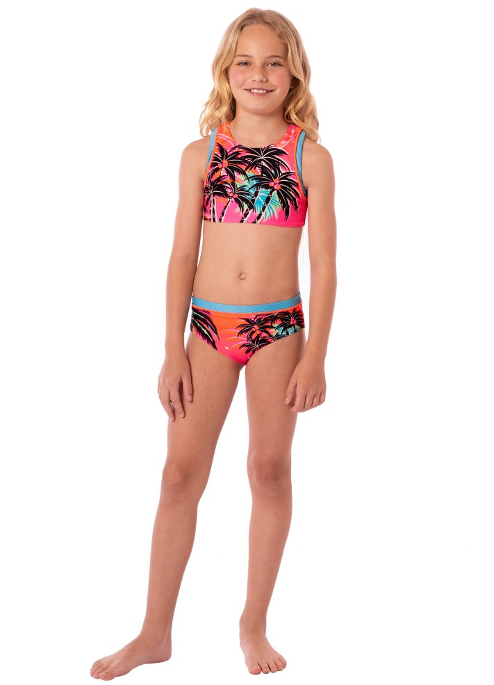 Maaji Girls Maddy Bikini Set - Electric Sunrise