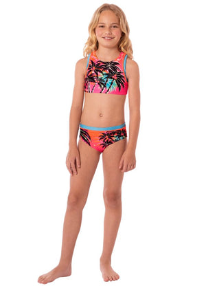 Maaji Girls Maddy Bikini Set - Electric Sunrise