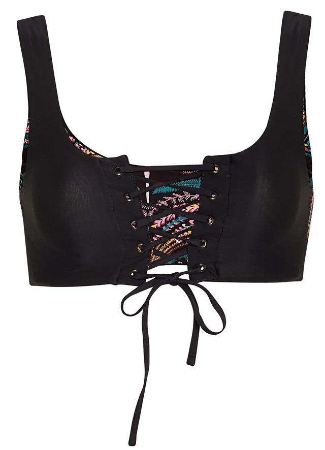 Maaji Ladies Dazzle Top - Midnight Black