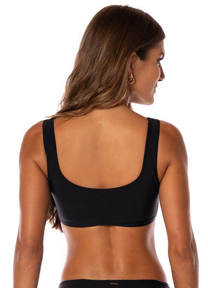 Maaji Ladies Dazzle Top - Midnight Black