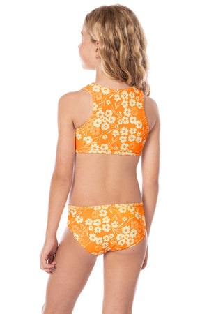 Maaji Girls Seastar High Nek Bikini Set - Marigold Whispe
