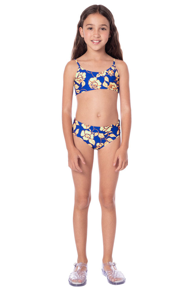 Maaji Girls Pear Bikini Set - Cobalt Flora