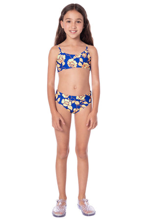 Maaji Girls Pear Bikini Set - Cobalt Flora