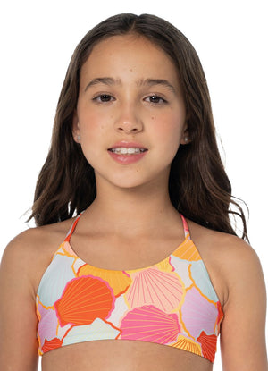 Maaji Nalani Girls Swimwear - Rainbow Shells image 3