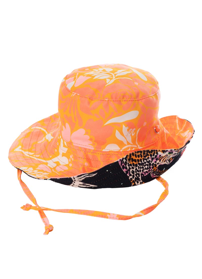Maaji Luca Reversible Wide Brim Hat - Jaguar Jungle