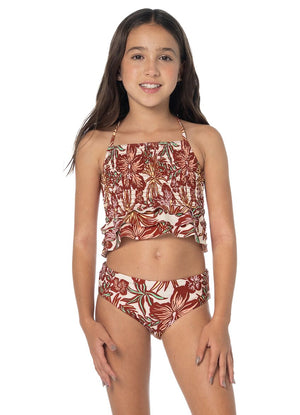 Maaji Wavelet Girls Swimwear - Tropical Heat image 1