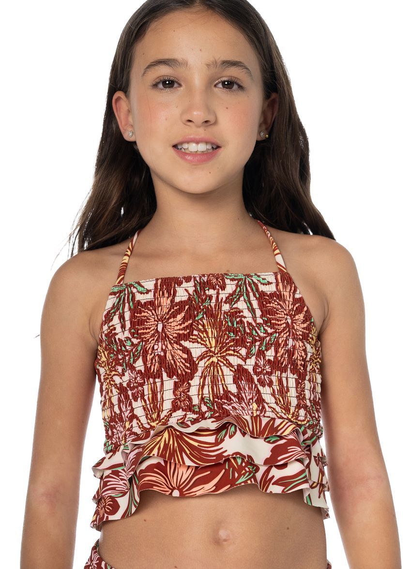 Maaji Wavelet Girls Swimwear - Tropical Heat image 3