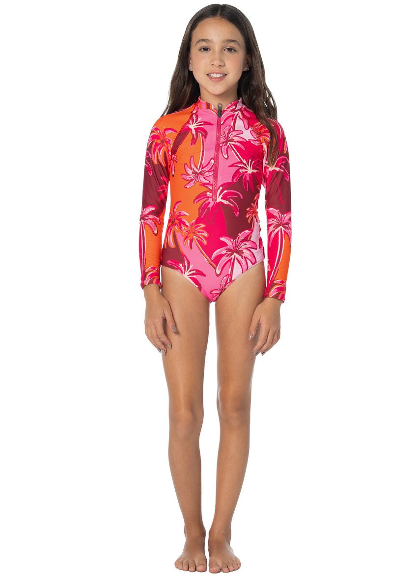 Maaji Sweetsea Girls Swimwear - Romantic Tapestry image 4