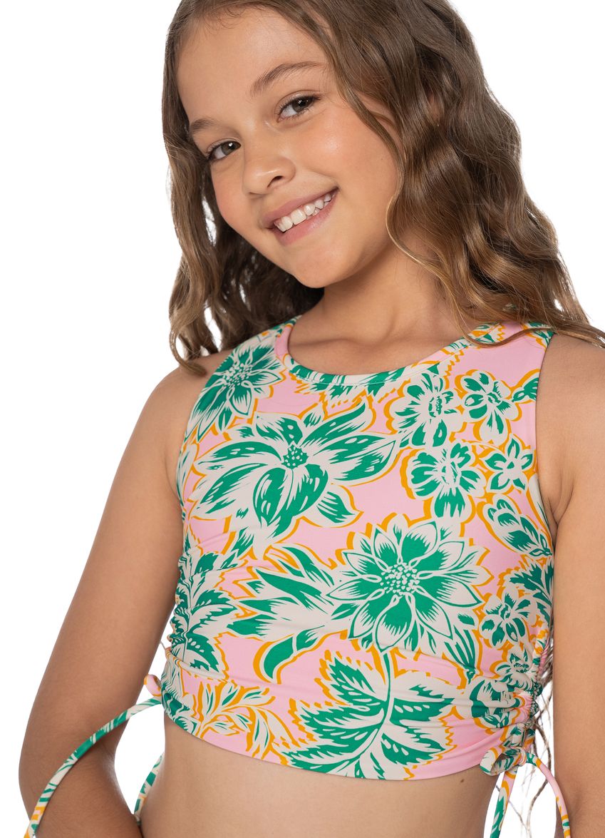Maaji Tidey Girls Swimwear - Sporty Botanica image 3