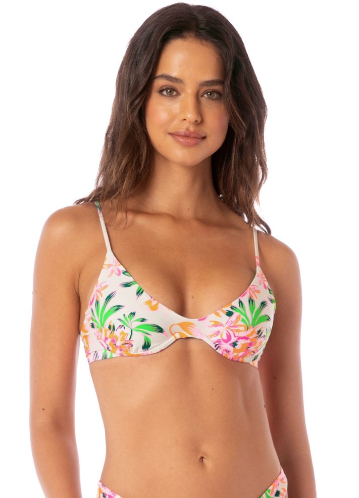 Maaji Irene Underwire Bikini Top - Bubbly Blossom