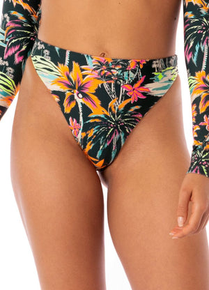 Maaji Delphi High Rise Bikini Bottom - Funky Fiesta