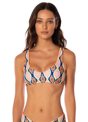 Maaji Ladies Sunquest Bikini Top - Stamped Blooms
